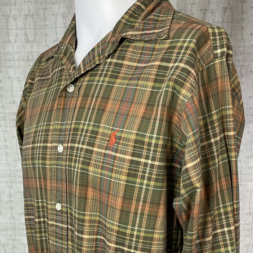 Polo Ralph Lauren Casual Button Down Long Sleeve Classic Fit Shirt Medium - Picture 3 of 5